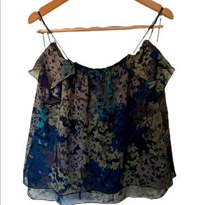 Express Flowy Spagehtti Strap Tank Top Small